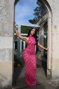 Zuva Maxi Dress - Fuschia