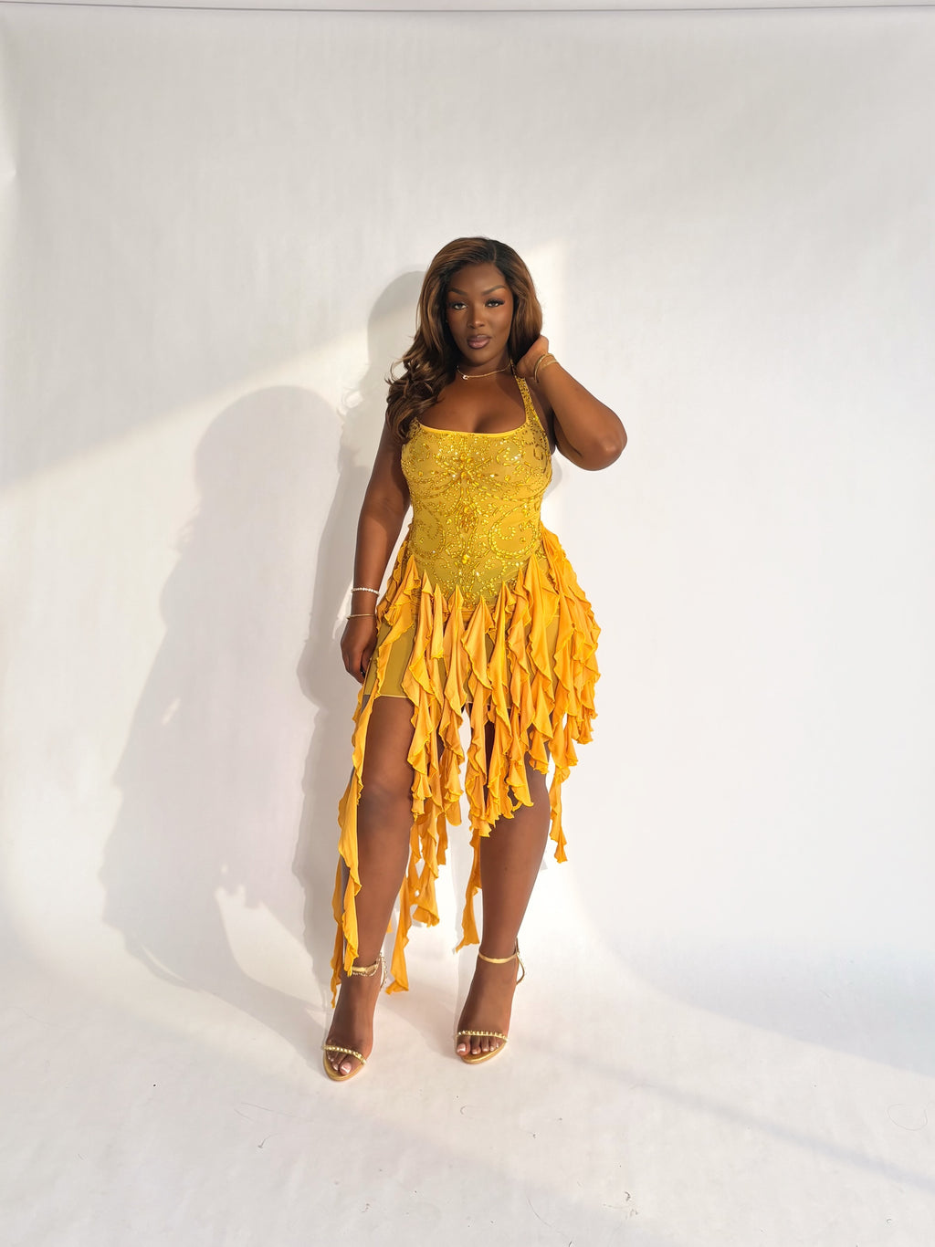 Zuri Dress - Golden Yellow