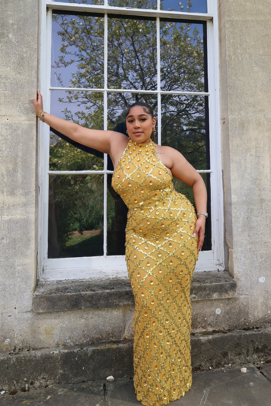 Zuva Maxi Dress - Golden Yellow