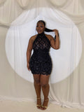 Zuva Mini Dress - Midnight Black