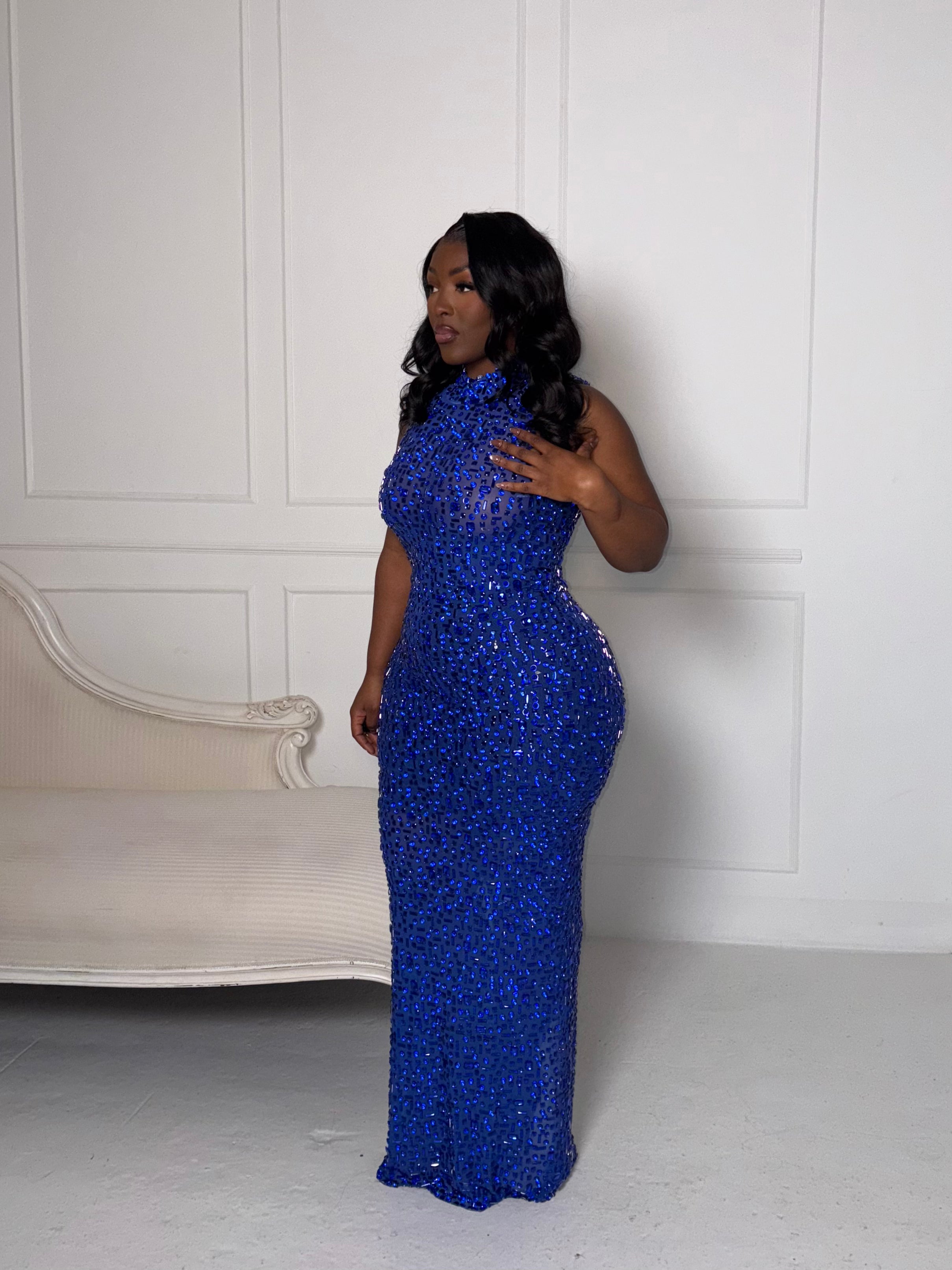 Ruva Dress - Cobalt Blue