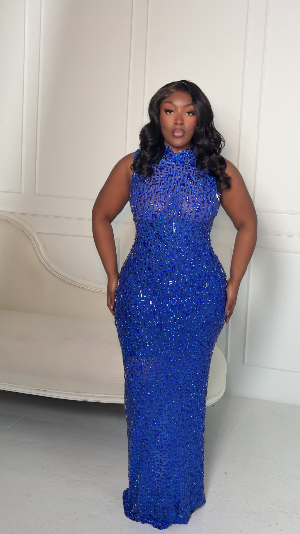 Ruva Dress - Cobalt Blue