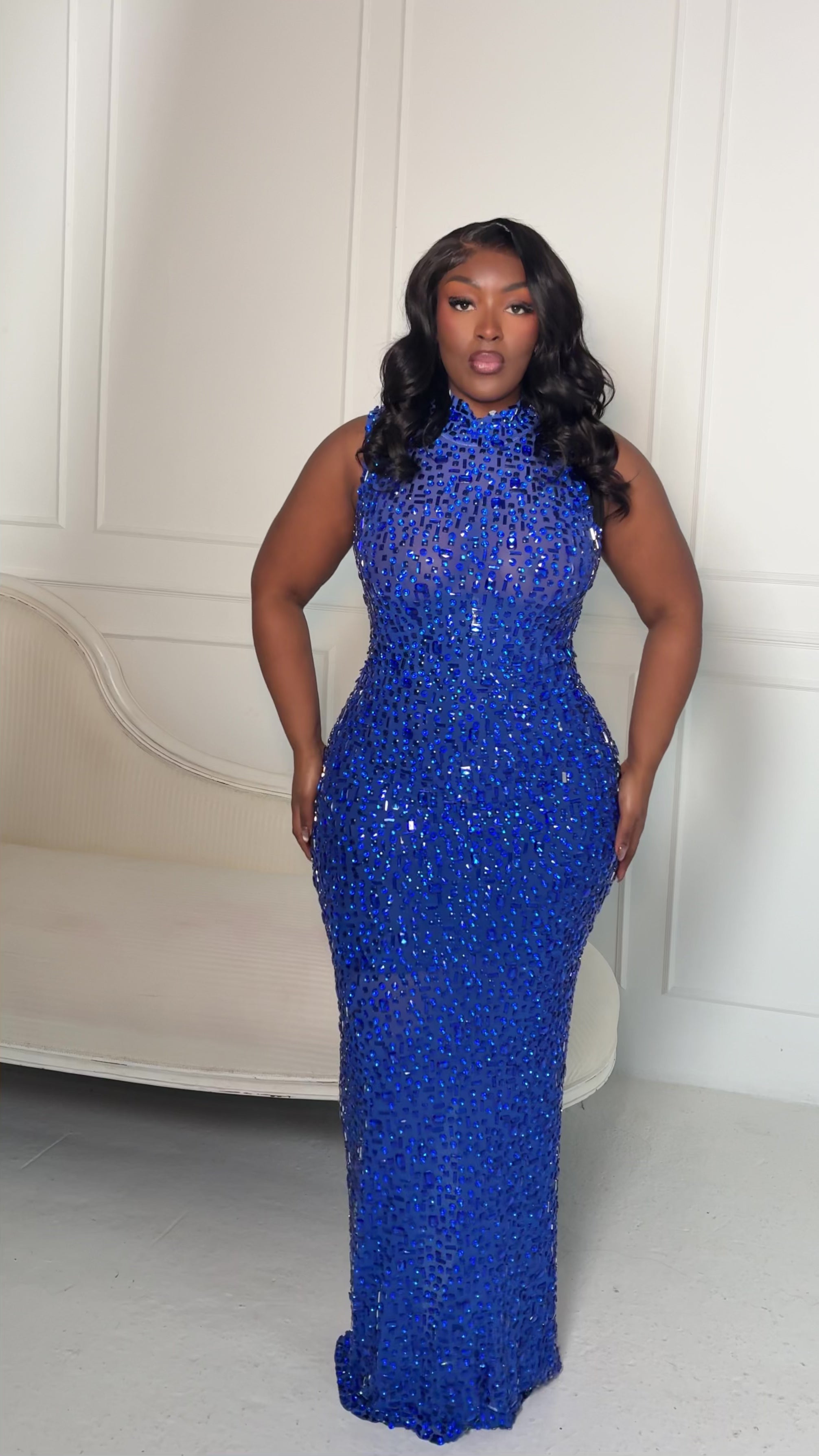 Ruva Dress - Cobalt Blue