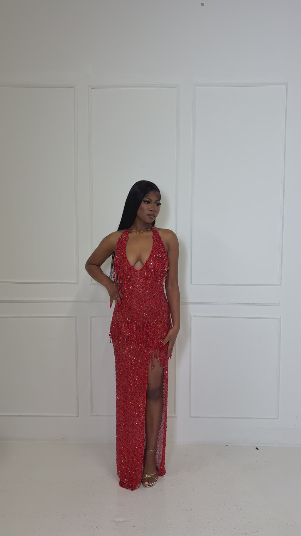 Munaka Dress - Red